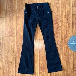 Y2K Lowrise Front Stitch Jeans